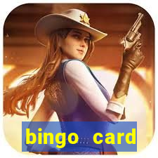 bingo card generator with pictures